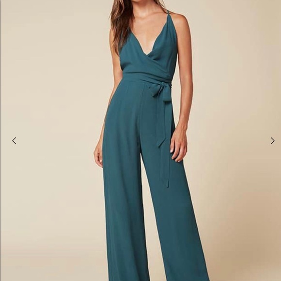 Reformation Other - Cosmos Seafoam Jumpsuit